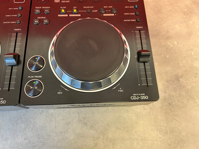 Pioneer CDJ 350 DJ Decks - PAIR - Deck Converters