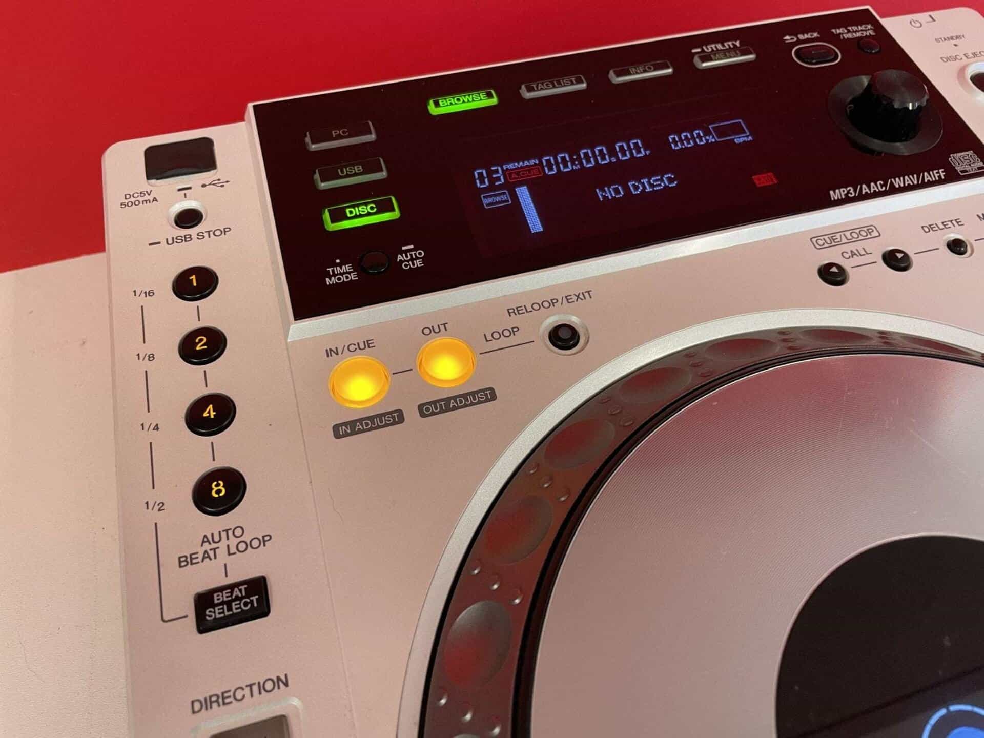 Pioneer CDJ 850 CD USB DJ Deck White - Deck Converters
