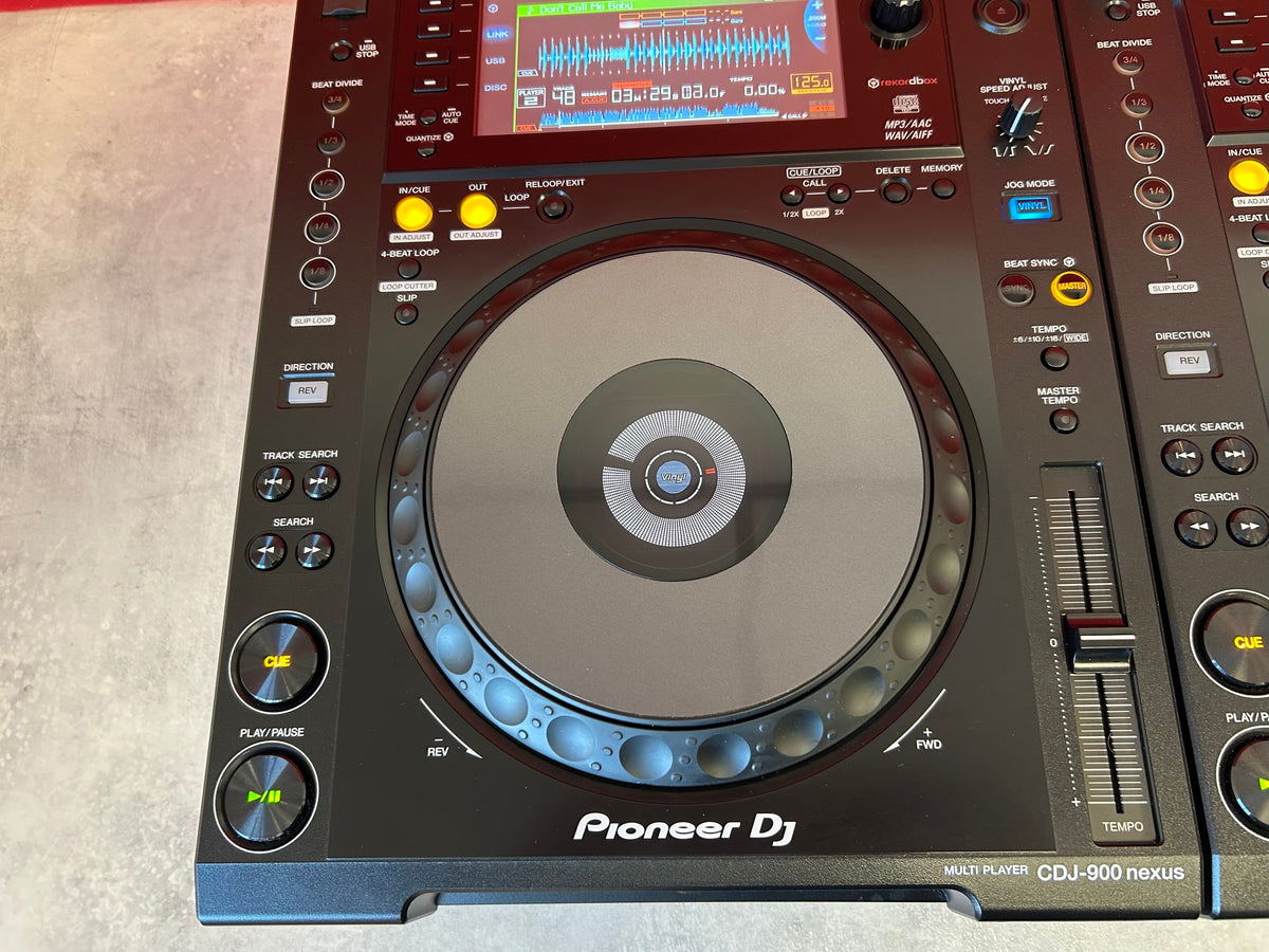 Pioneer CDJ 900 Nexus DJ Decks Pair - Pre Owned - Deck Converters