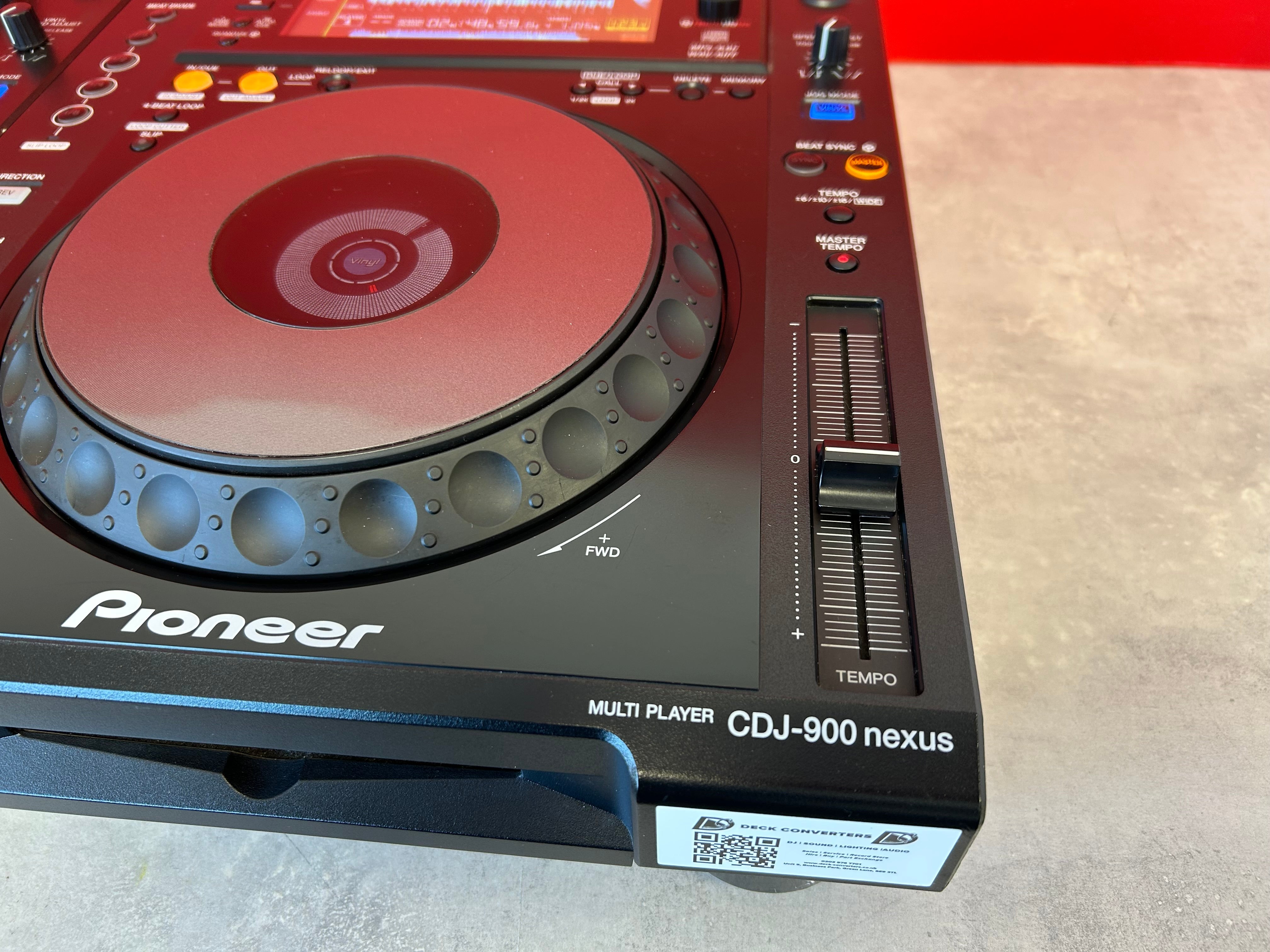 Pioneer CDJ 900 Nexus DJ Decks Pair - Pre Owned - Deck Converters