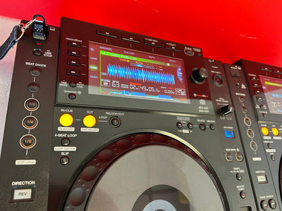 Pioneer CDJ 900 Nexus DJ Decks Pair - Pre Owned - Deck Converters