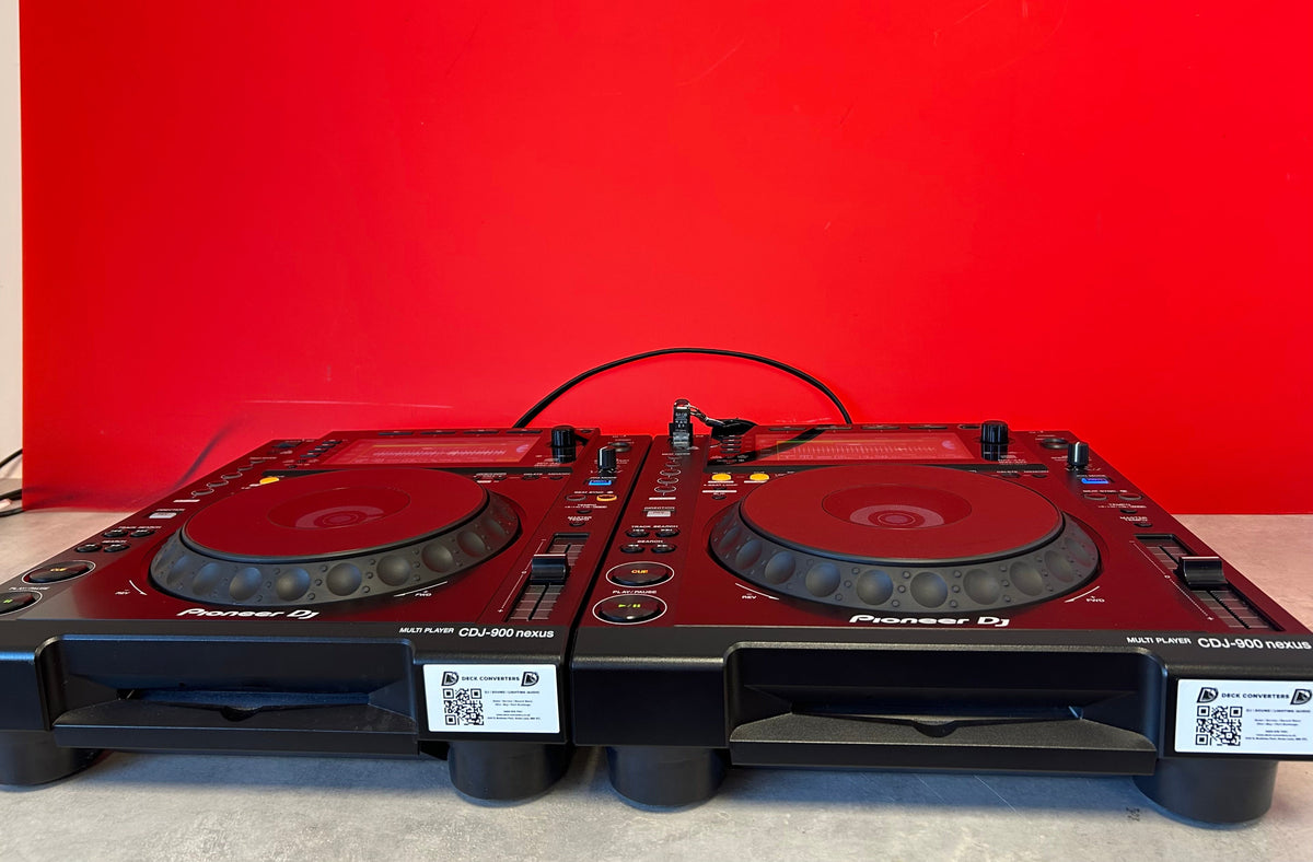 Pioneer CDJ 900 Nexus DJ Decks Pair - Pre Owned - Deck Converters