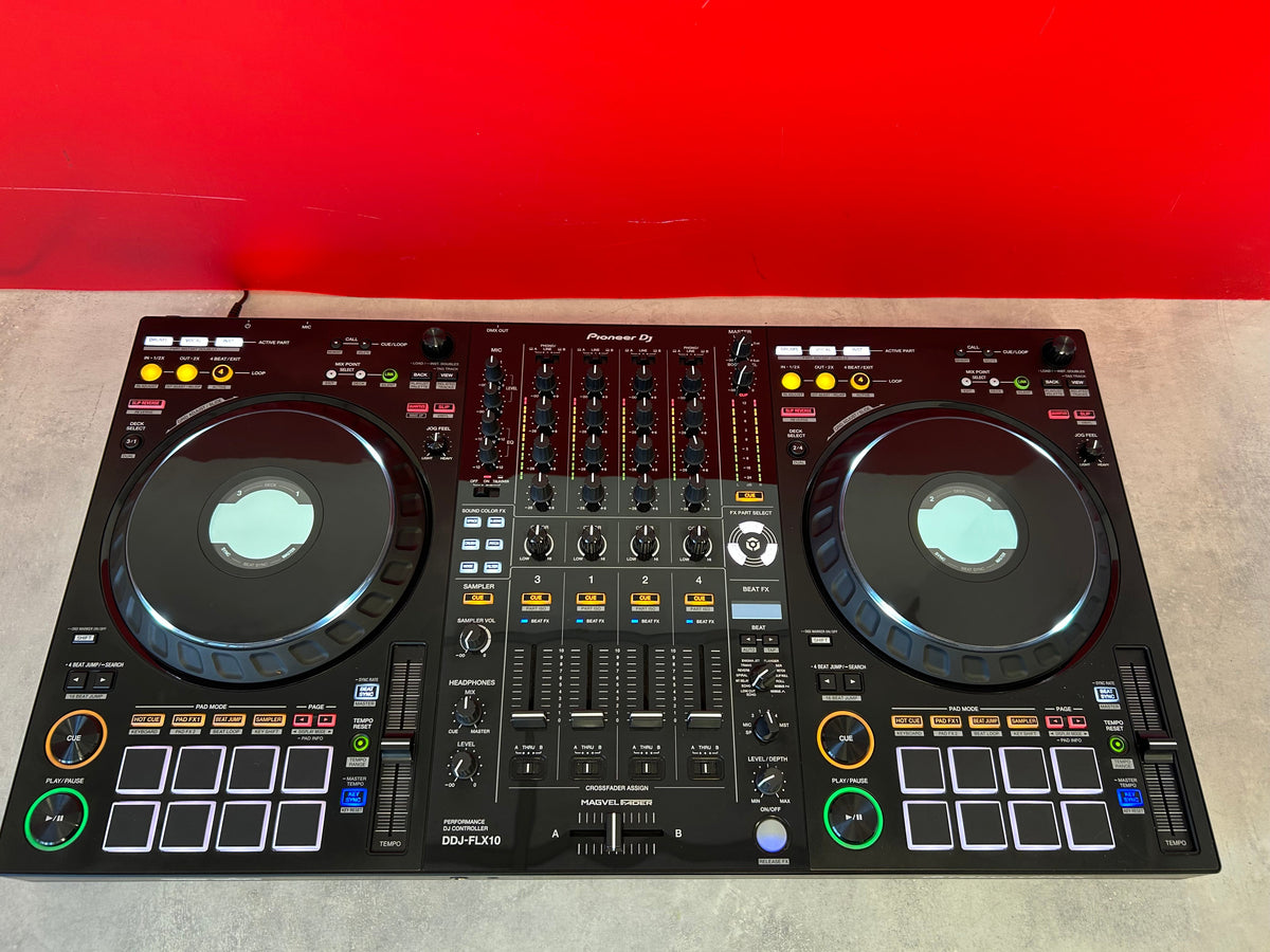 Pioneer DDJ FLX10 4Ch Performance DJ Controller Pre Owned - Deck Converters