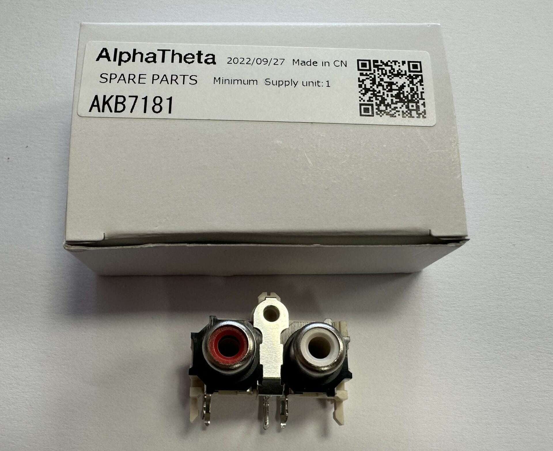 Pioneer DJ AKB7181 Stereo RCA Phono Socket Connector - Deck Converters