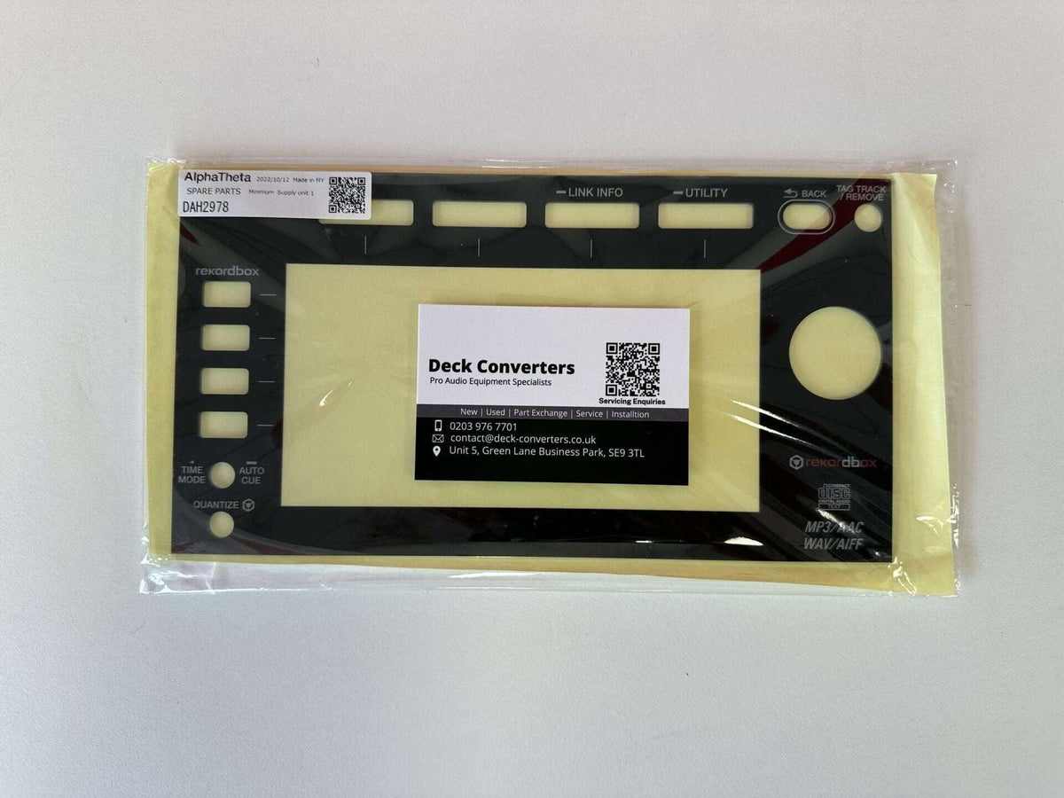 Pioneer DJ CDJ 900 Nexus DAH2978 Display Plate – Deck Converters