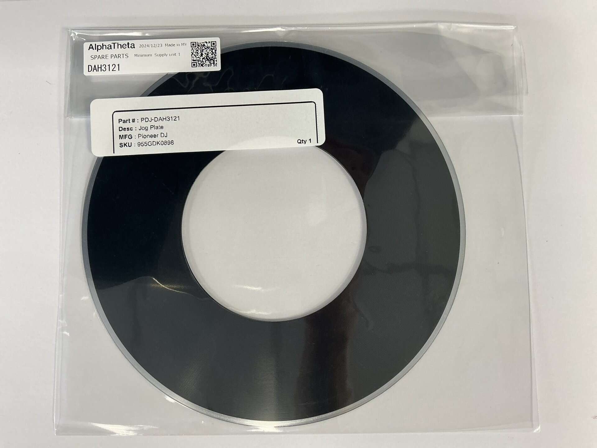 Pioneer DJ DAH3121 JOG PLATE XDJ1000 MK2 - Deck Converters