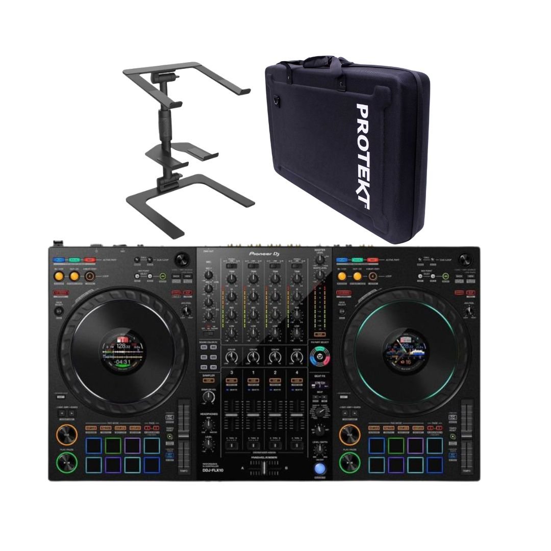 Pioneer DJ DDJ-FLX10 Pro Performance Bundle - Deck Converters