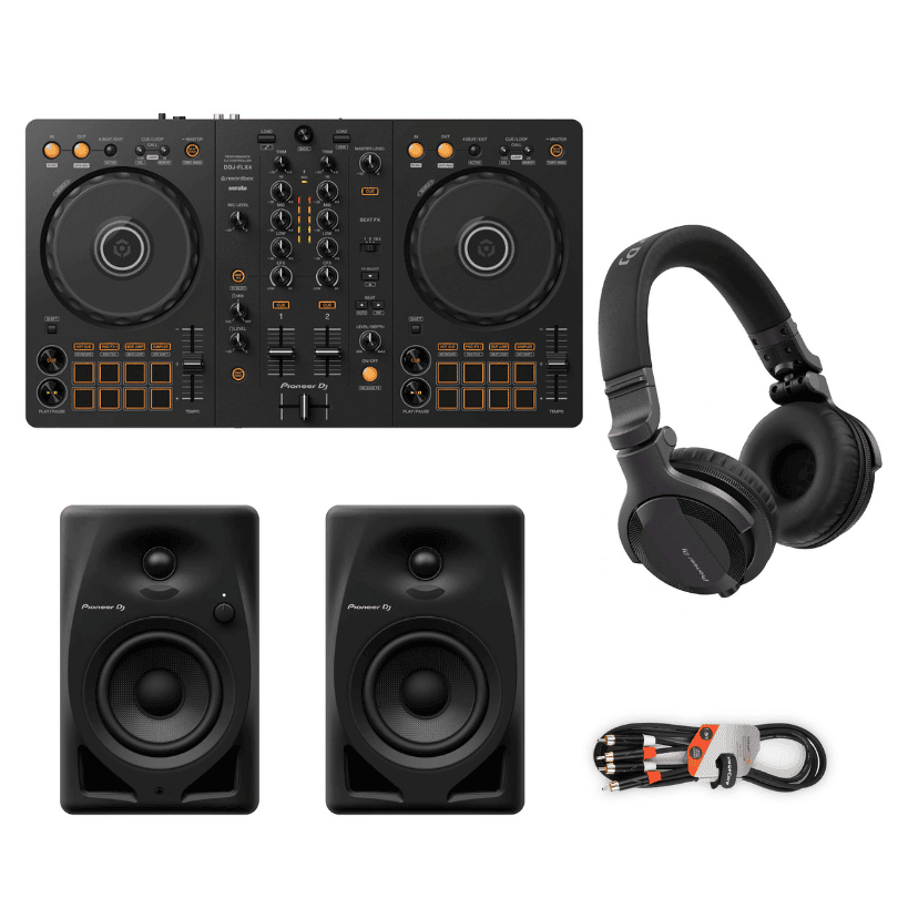 Pioneer DJ DDJ FLX4 DJ Starter Beginner Package – Deck Converters