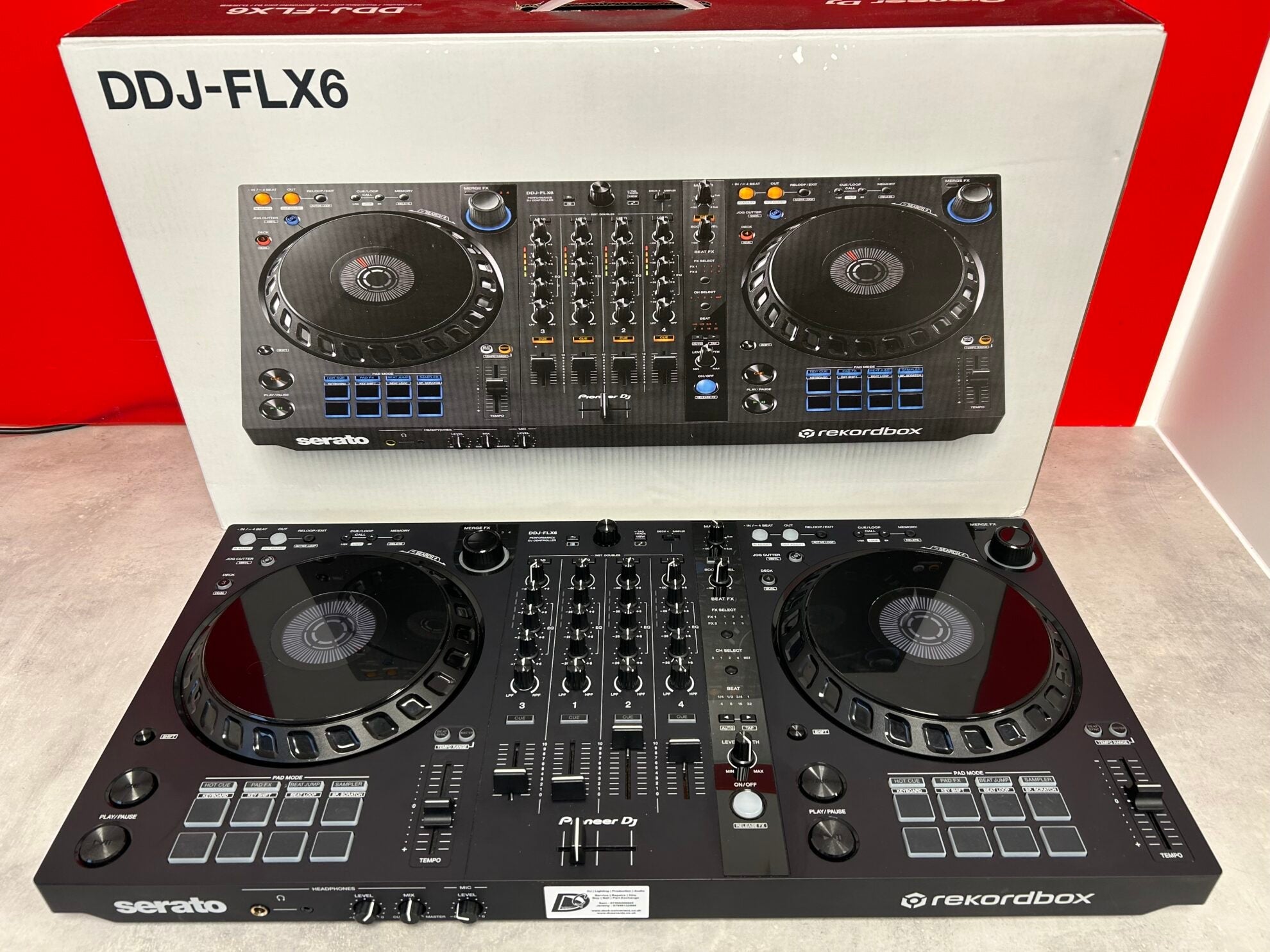 Pioneer DJ DDJ FLX6 4 - Channel DJ Controller - Pre Owned - Deck Converters