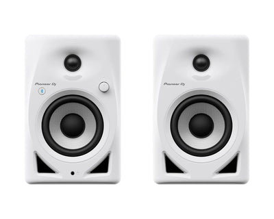 Pioneer DJ DM - 40D - BT - W 4" 2 - Way Class - D Active Monitor Bluetooth PAIR White - Deck Converters