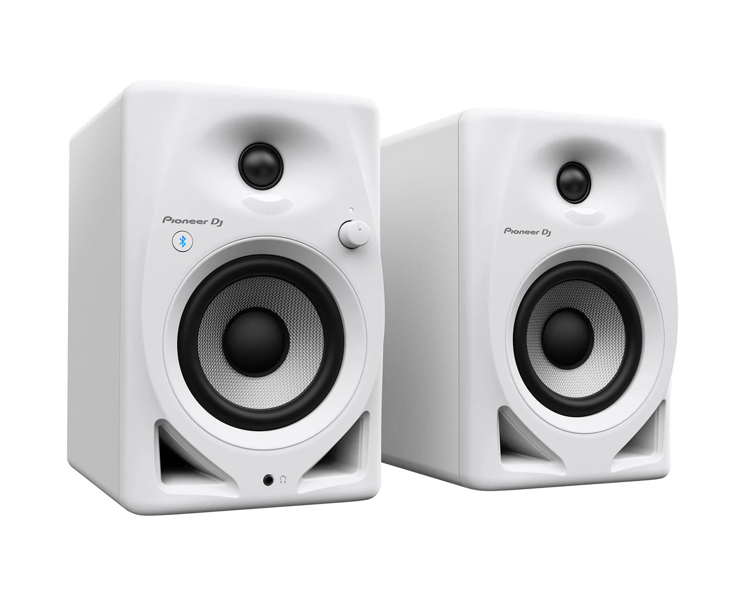 Pioneer DJ DM - 40D - BT - W 4" 2 - Way Class - D Active Monitor Bluetooth PAIR White - Deck Converters