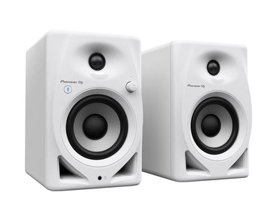 Pioneer DJ DM - 40D - BT - W 4" 2 - Way Class - D Active Monitor Bluetooth PAIR White - Deck Converters