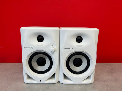 Pioneer DJ DM - 40D - W Monitors PAIR white - Pre Owned - Deck Converters