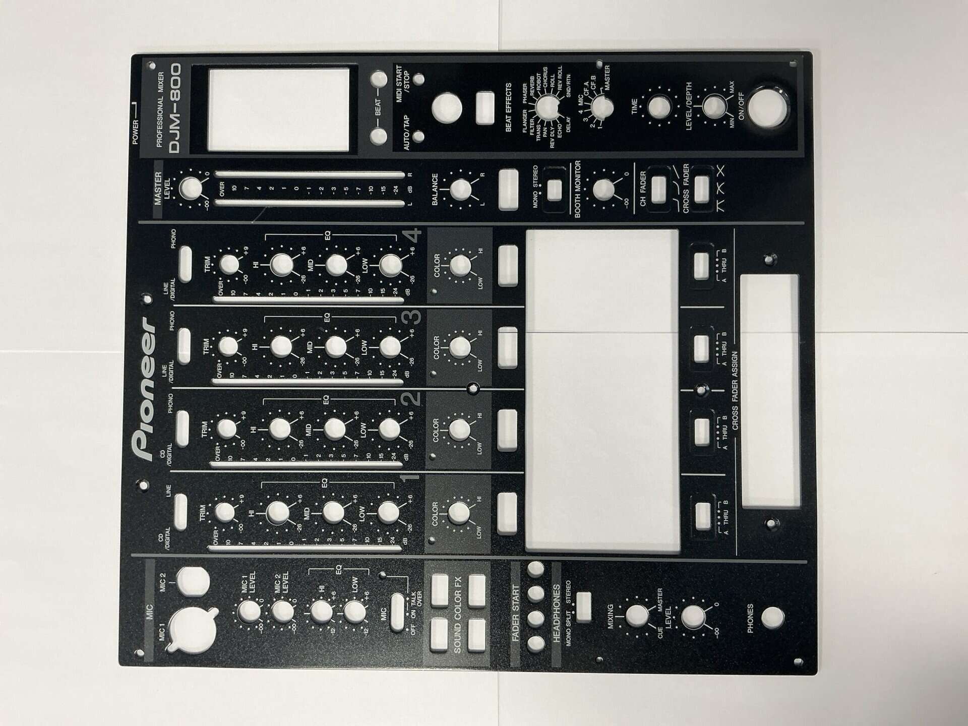 Pioneer DJ DNB1144 FACE PLATE DJM800 - Deck Converters