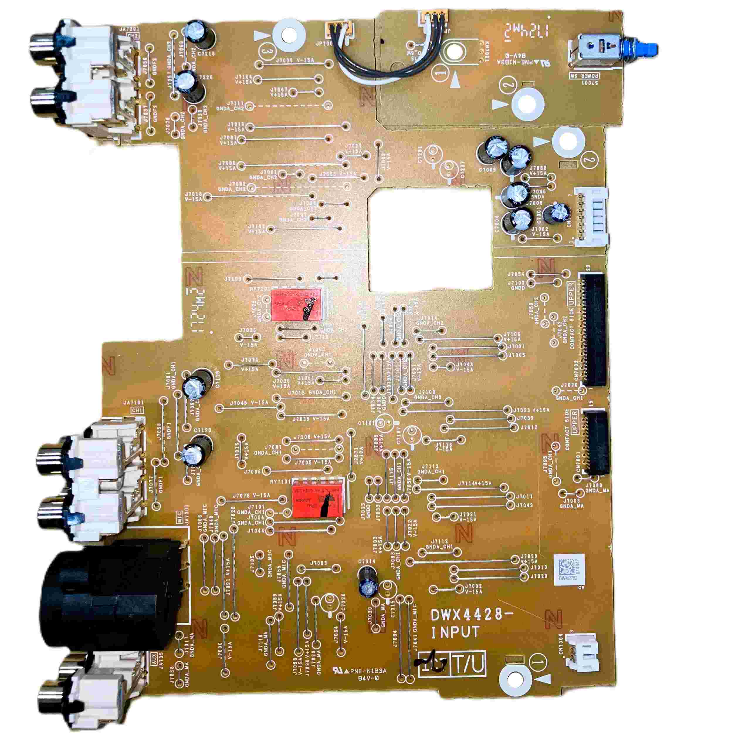 Pioneer DJ DWX4428 DJM S11 INPUT ASSY - Deck Converters