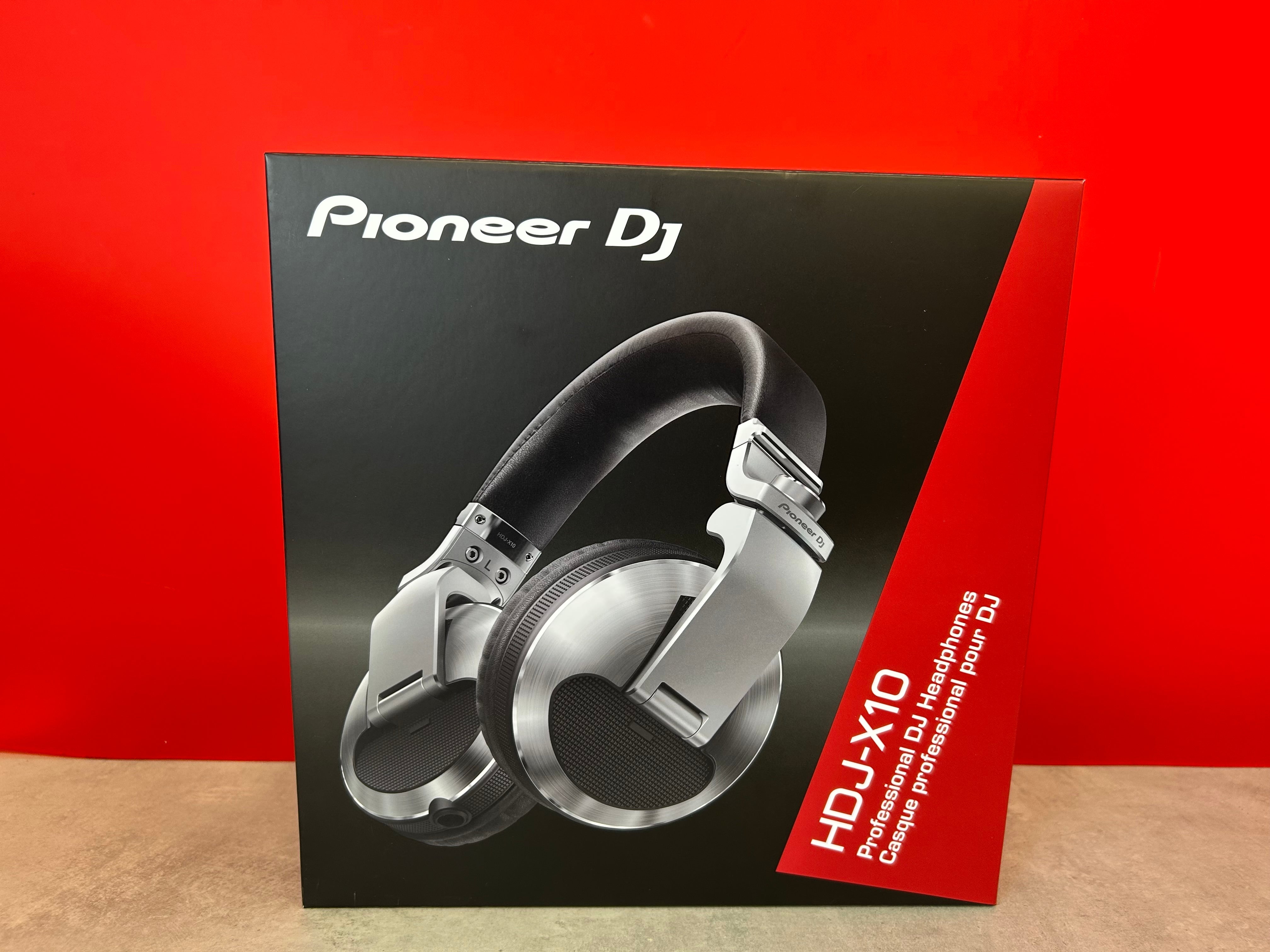 Pioneer DJ HDJ-X10 Professional DJ Headphones with Case in Silver - B Stock - Deck Converters