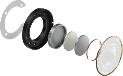 Pioneer DJ HDJX5S Pro DJ 40mm Headphones with Swivel Ear Silver - Deck Converters