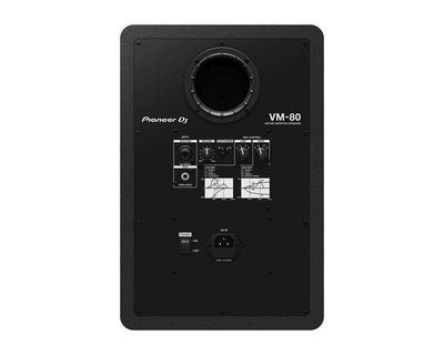 Pioneer DJ VM - 80 8" 2 - Way Active Monitor Speaker Black - Deck Converters