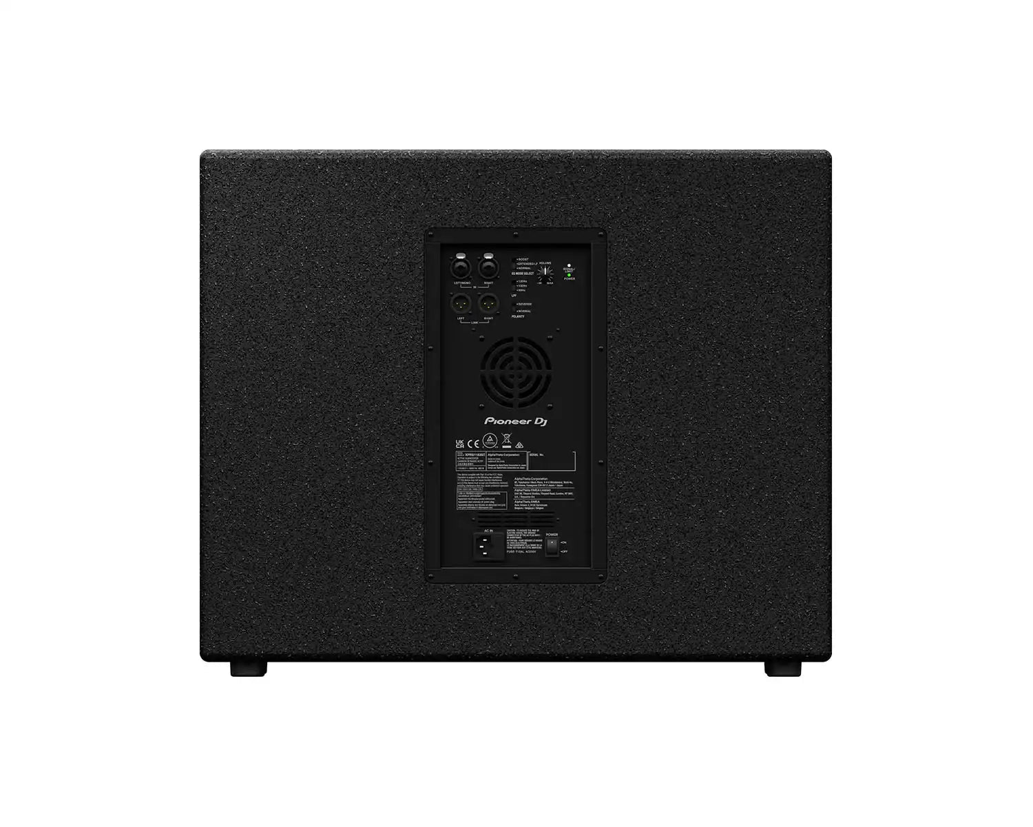 Pioneer DJ XPRS1182ST 18" Active Subwoofer Powersoft Class - D Amp - Deck Converters