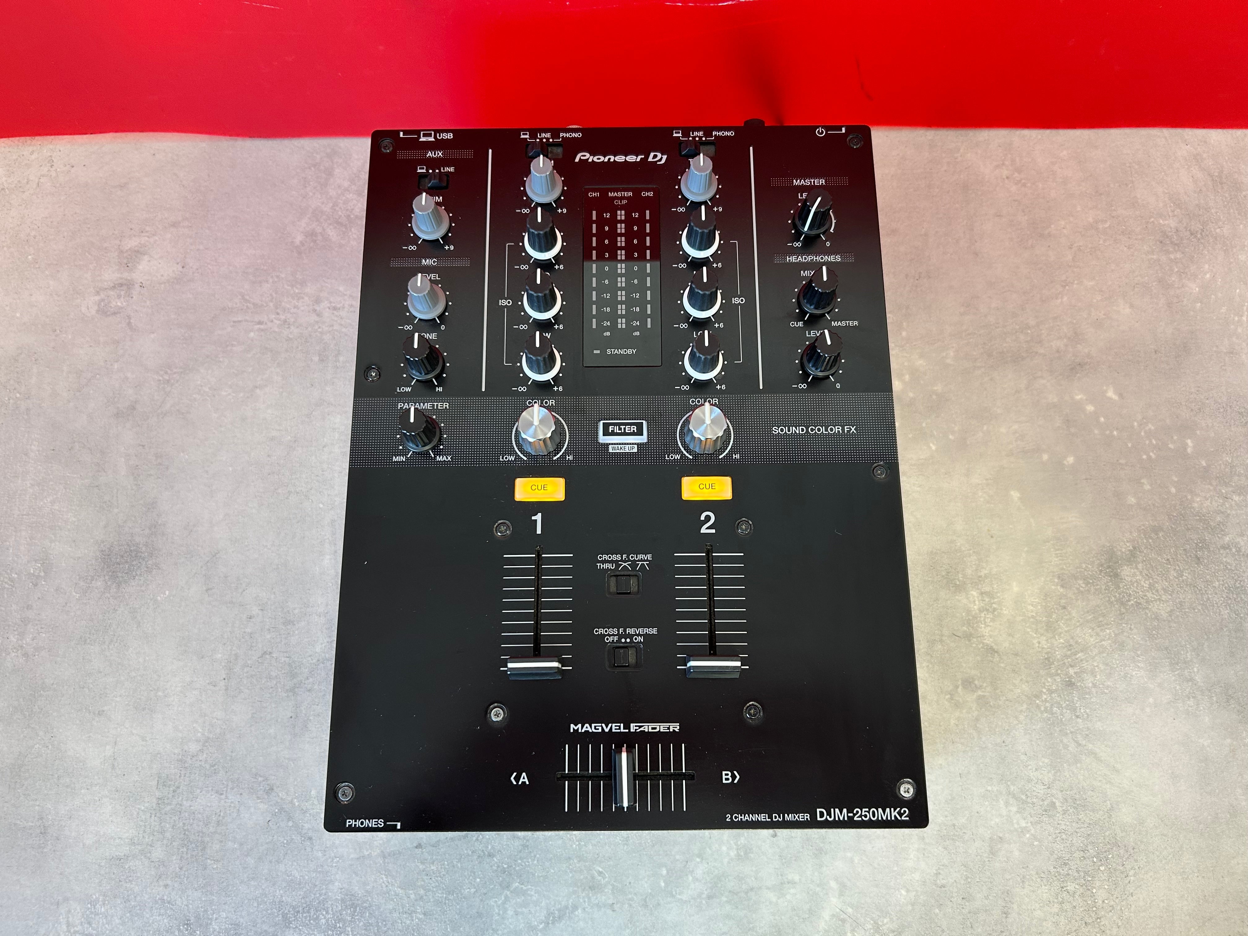 Pioneer DJM 250 MK2 2 Channel Mixer - Black - Pre Owned - Deck Converters