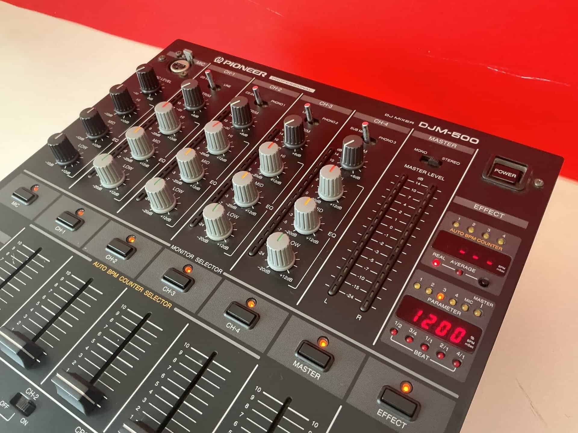 PIONEER DJM 500 Professional 4ch Mixer - Pre Owned - Deck Converters
