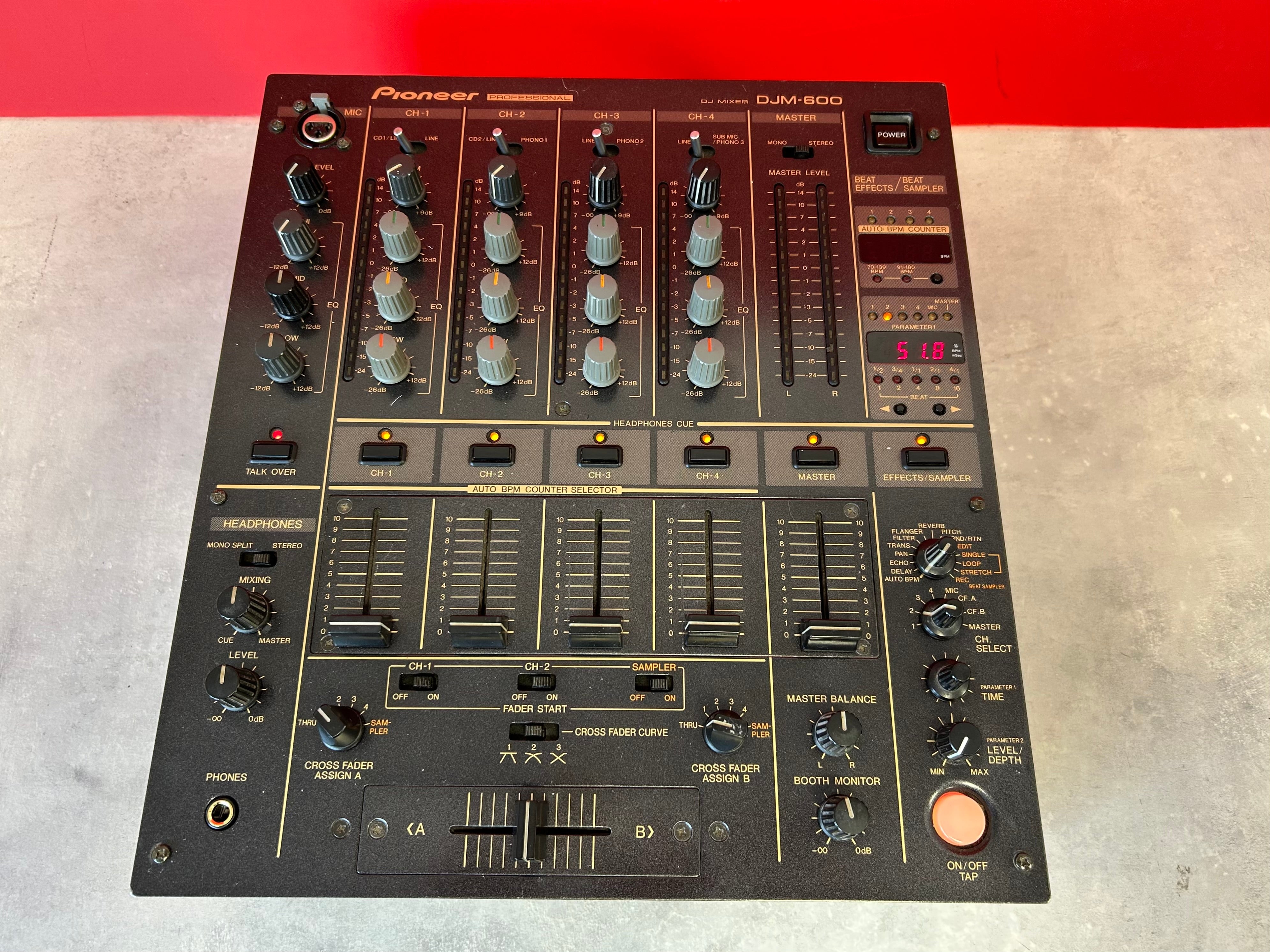 Pioneer DJM 600 Professional DJ Mixer 4ch - Deck Converters