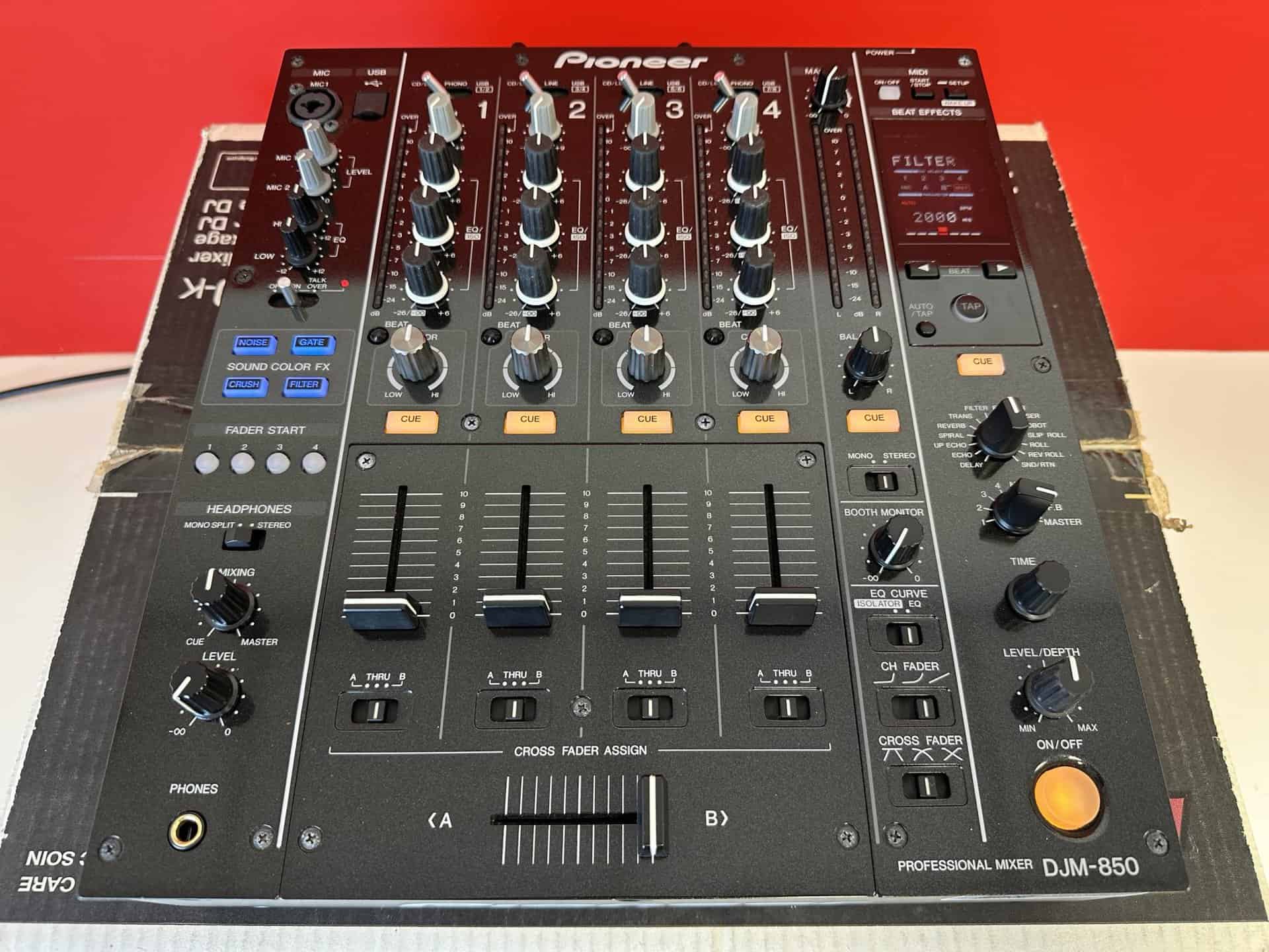 Pioneer DJM 850 DJ Mixer - Deck Converters