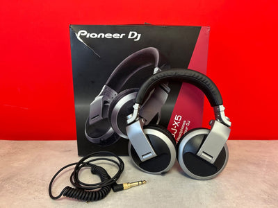 Pioneer HDJX5S Pro DJ 40mm Headphones with Swivel Ear Silver - Pre Owned - Deck Converters