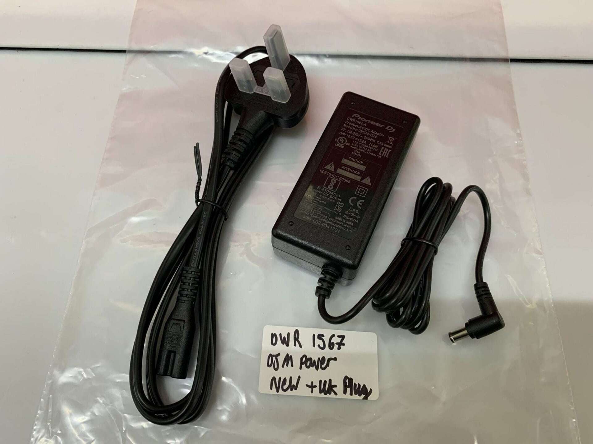 Pioneer Power Supply DWR1567 DWR1584 DJM 450 DJM 250MK2 + UK Lead - Deck Converters
