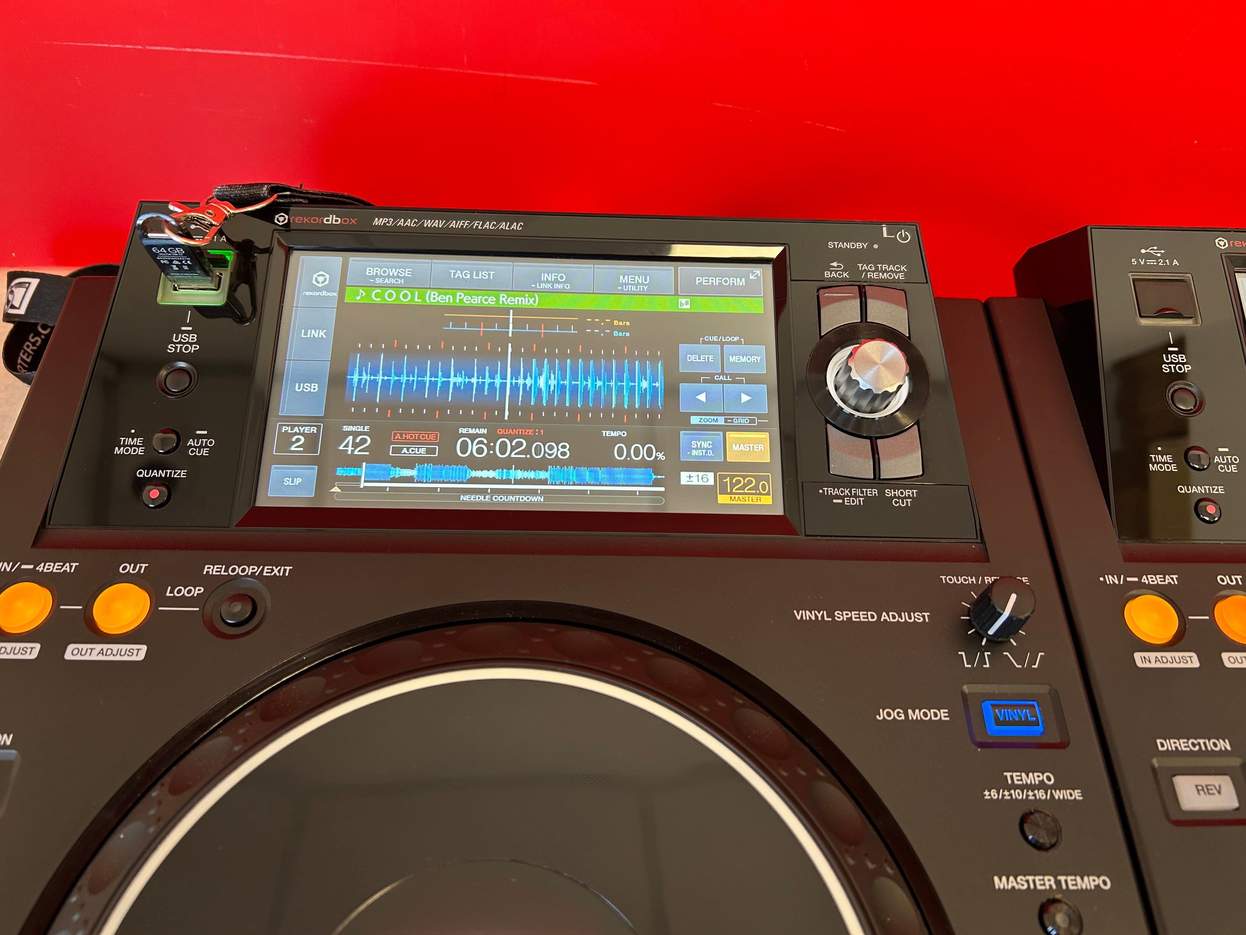 Pioneer XDJ 1000 MK2 Pair - Pre Owned - Deck Converters