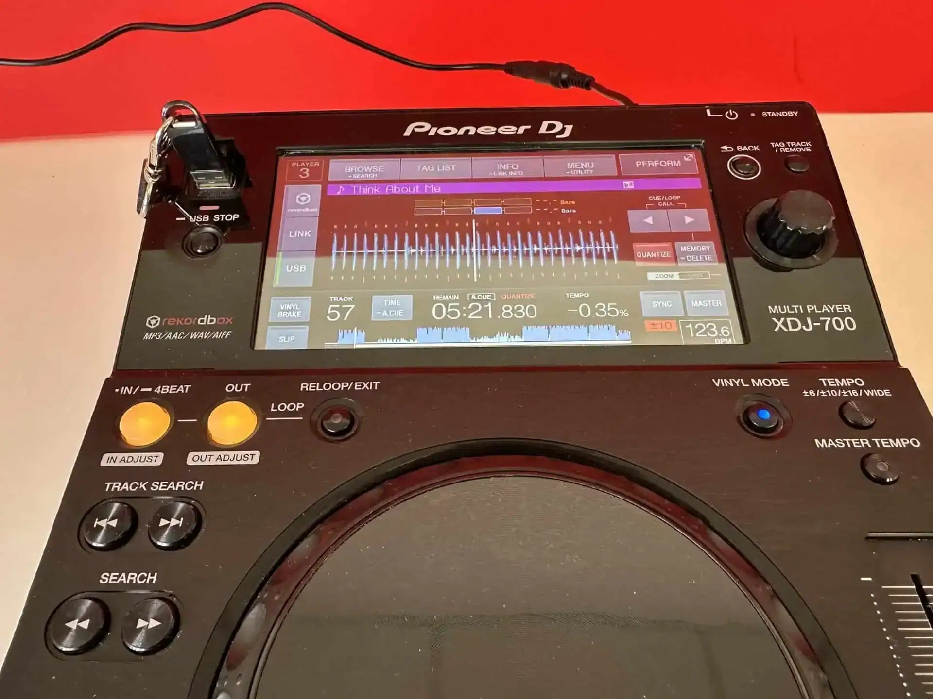 Pioneer XDJ 700 Touch Screen USB rekordbox DJ Software Controller Pre Owned - Deck Converters