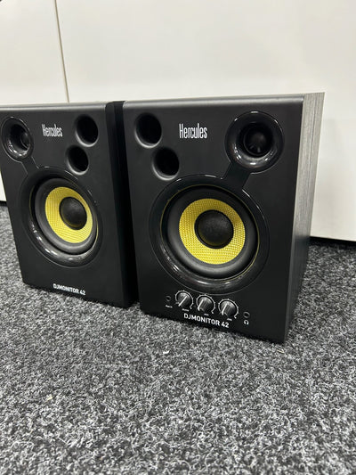 Pre Owned Hercules DJ Monitor 42 - Pair - Deck Converters