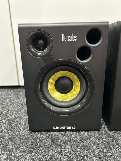 Pre Owned Hercules DJ Monitor 42 - Pair - Deck Converters