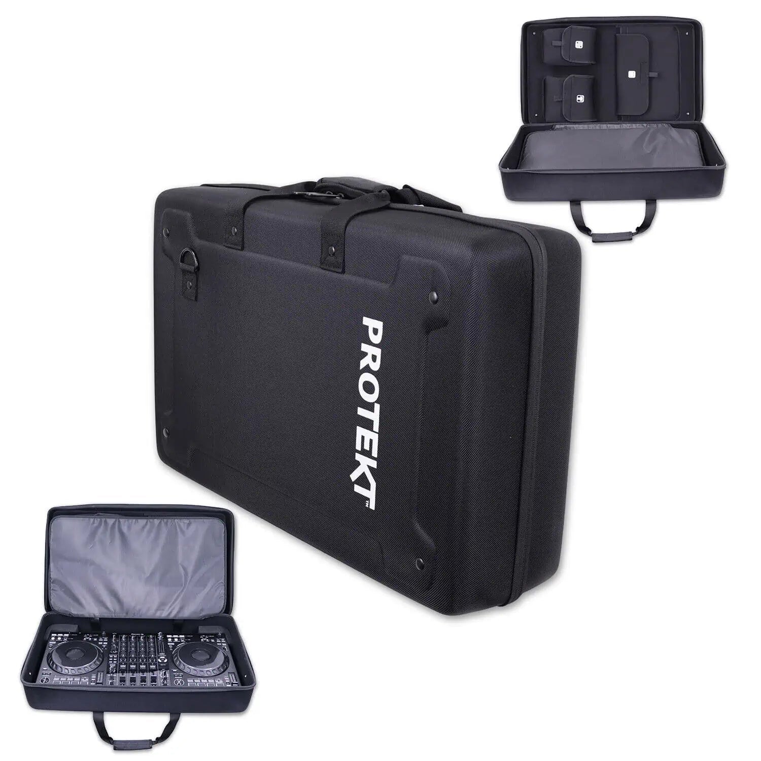 Protekt Plus Controller Bag with Internal Pockets for Pioneer DDJ - FLX10 - Deck Converters