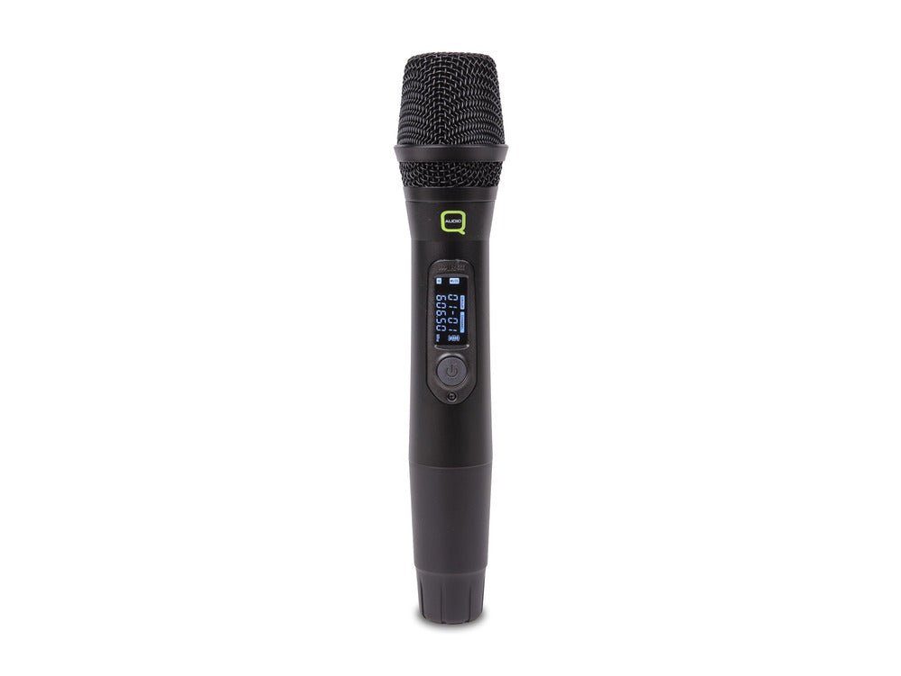 Q Audio QWM 1950 HH UHF Dual Channel Antenna Diversity HH Wireless Mic System - Deck Converters