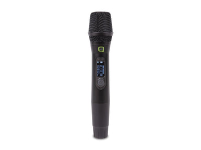 Q Audio QWM 1950 HH UHF Dual Channel Antenna Diversity HH Wireless Mic System - Deck Converters