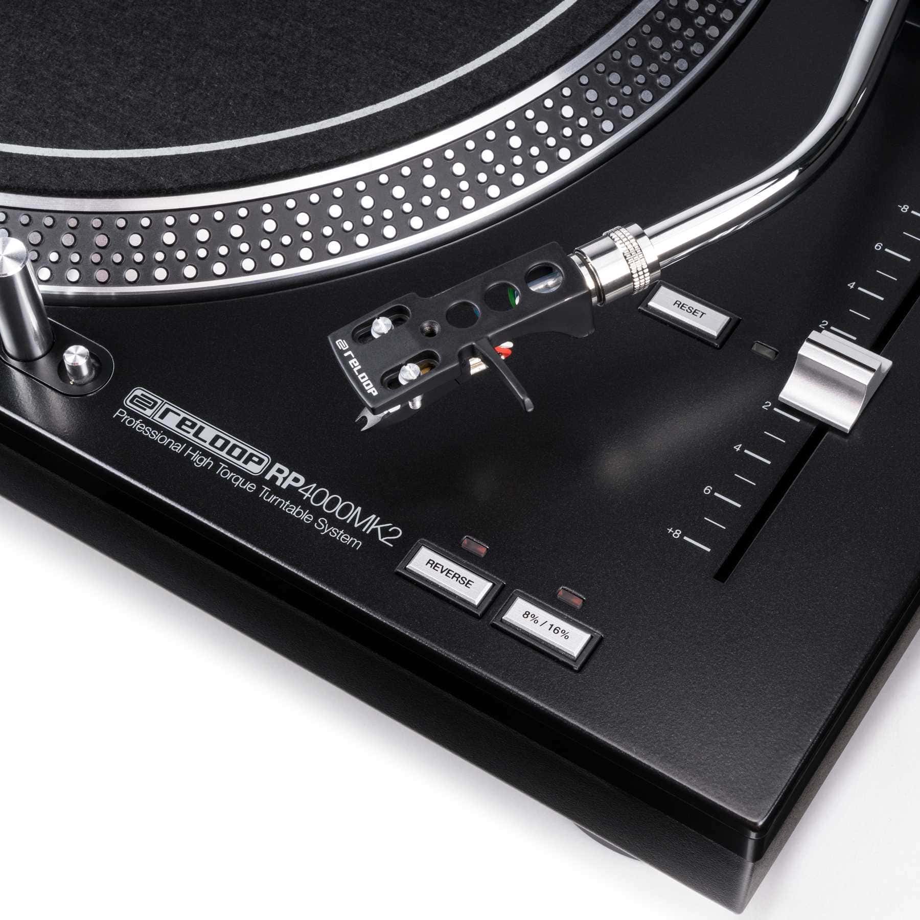 Reloop RP - 4000 MK2 Direct Drive Turntable - Deck Converters