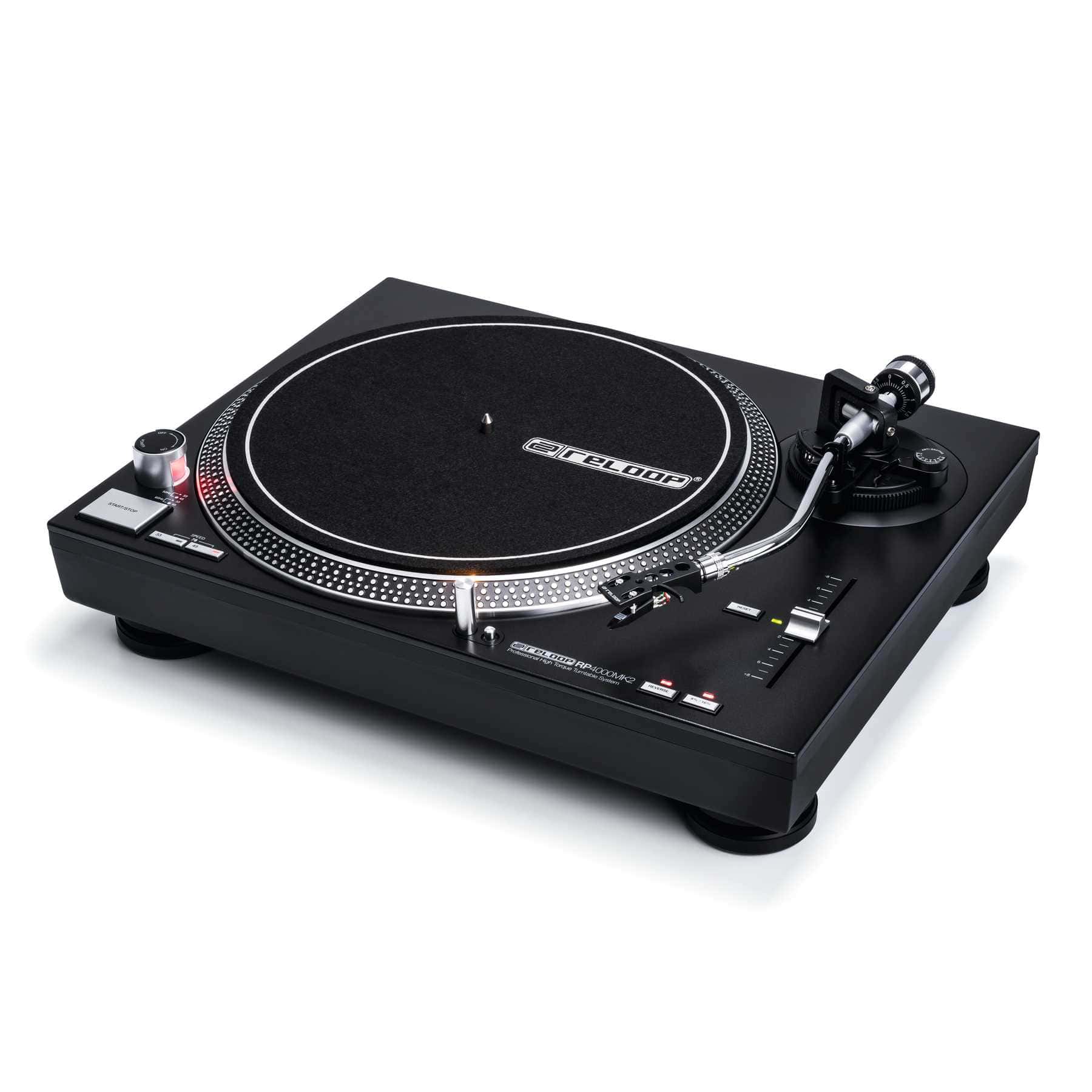 Reloop RP - 4000 MK2 Direct Drive Turntable - Deck Converters