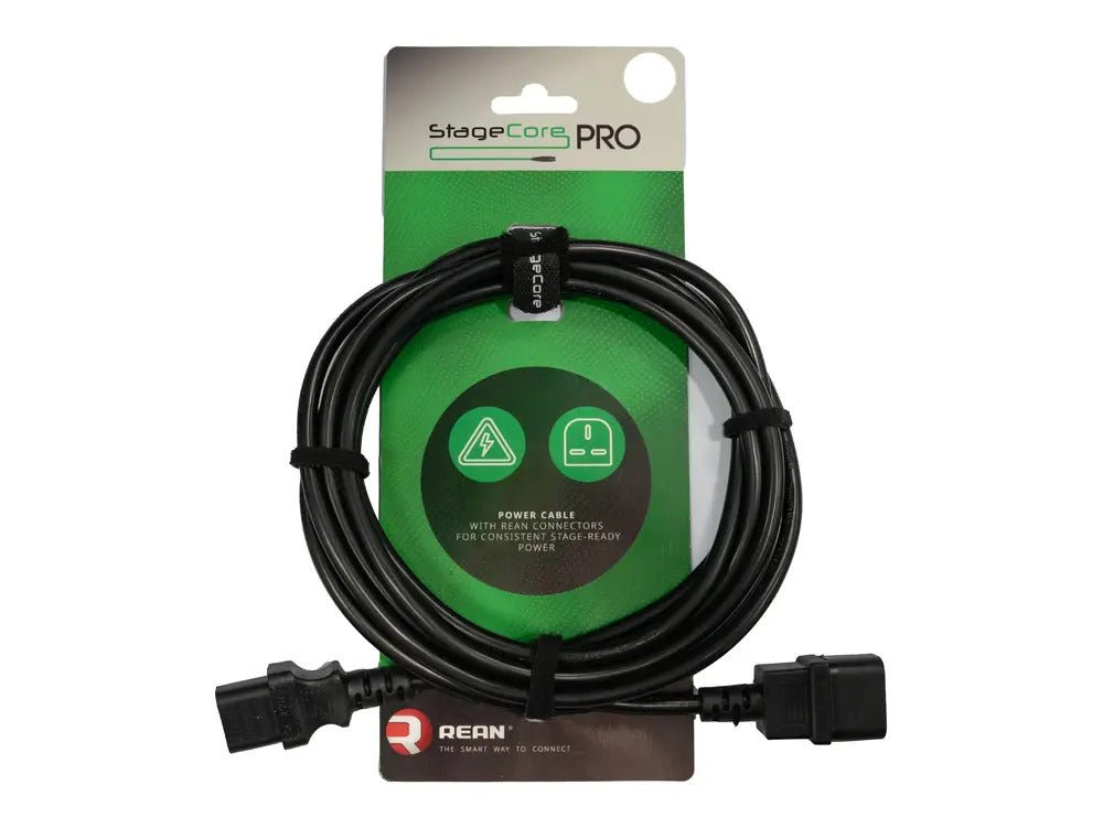 StageCore IEC Male to IEC Female - Mains Extension - Deck Converters