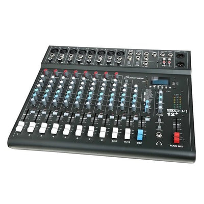 Studiomaster Club XS 12+ 12 Channel Mixing Console with Bluetooth & DSP - Deck Converters