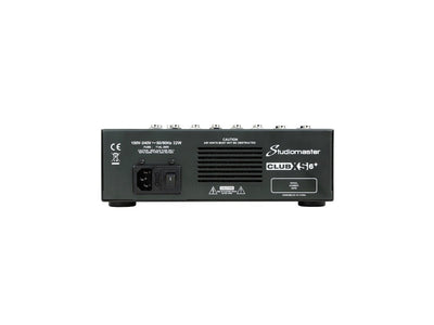 Studiomaster CLUB XS6+ 6 Channel Mixing Console with Bluetooth & DSP - Deck Converters