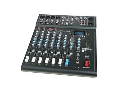 Studiomaster CLUB XS8+ 8 Channel Mixing Console with Bluetooth & DSP - Deck Converters