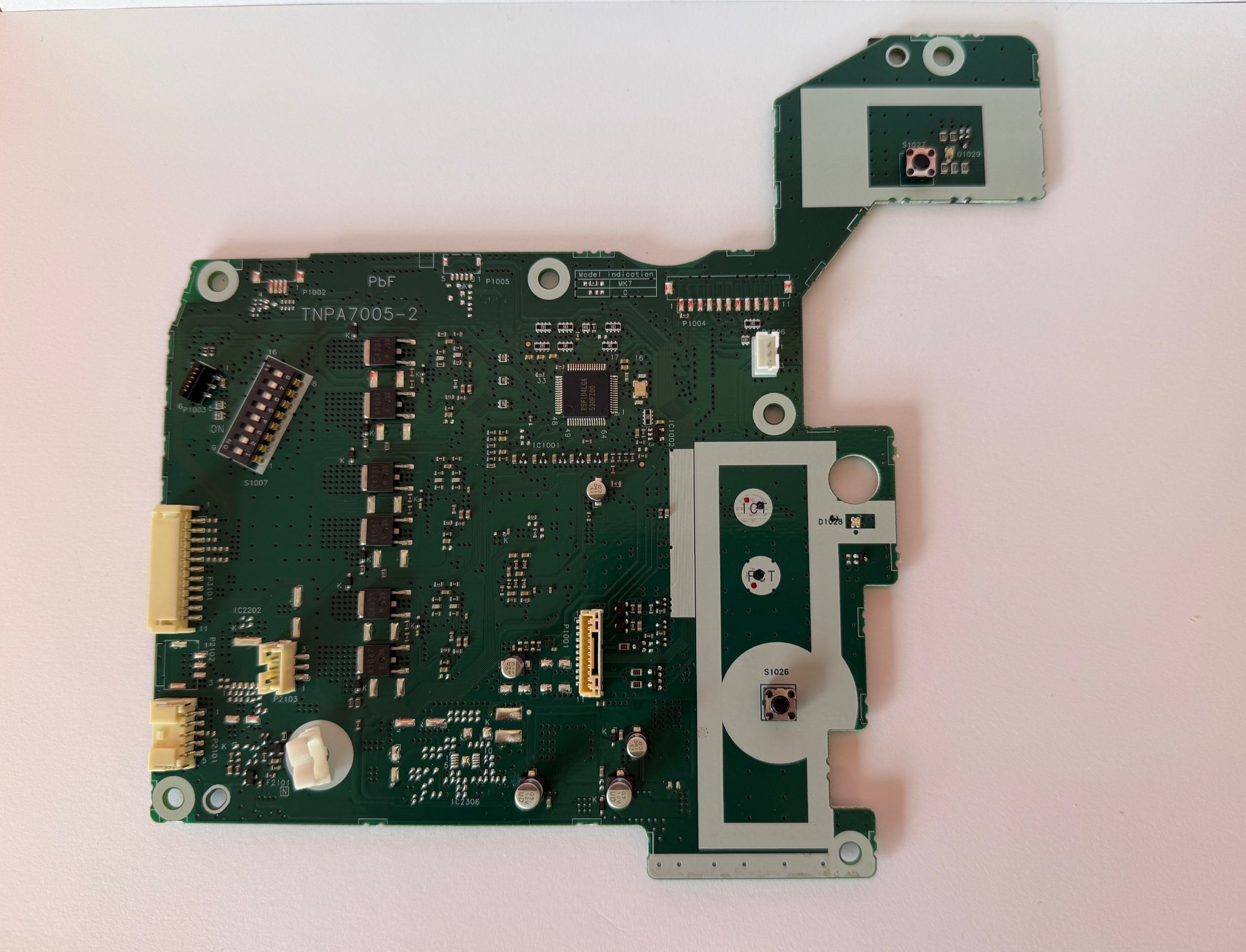 Technics SL - 1200 / 1210 MK7 - TNPA7005AA Main PCB - PC Board (PCB1) - Deck Converters