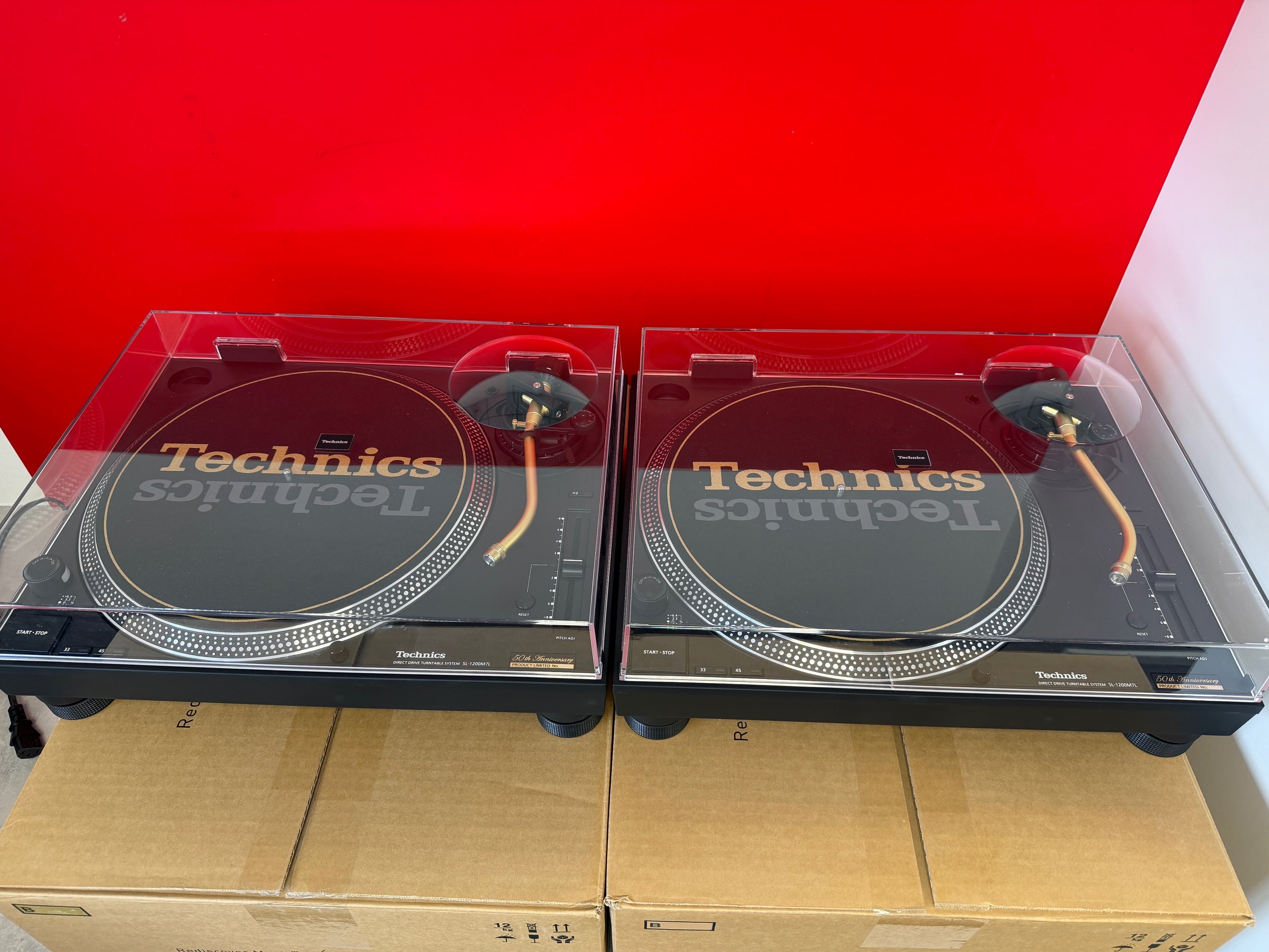 Technics SL-1200M7L Limited Edition Turntables Pair Pre-Owned - Deck Converters
