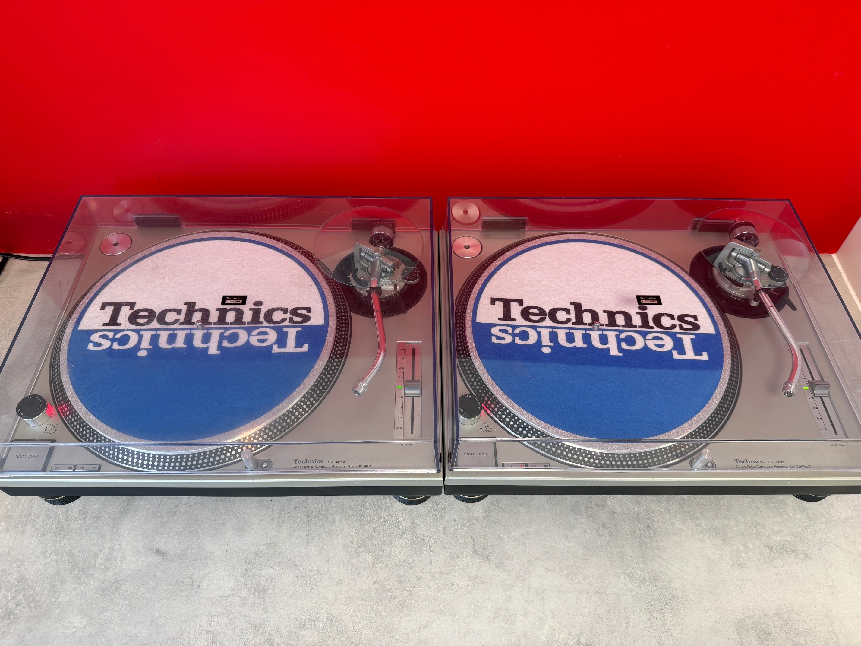 Technics SL - 1200MK2 Quartz Direct Drive Turntable - PAIR - Deck Converters