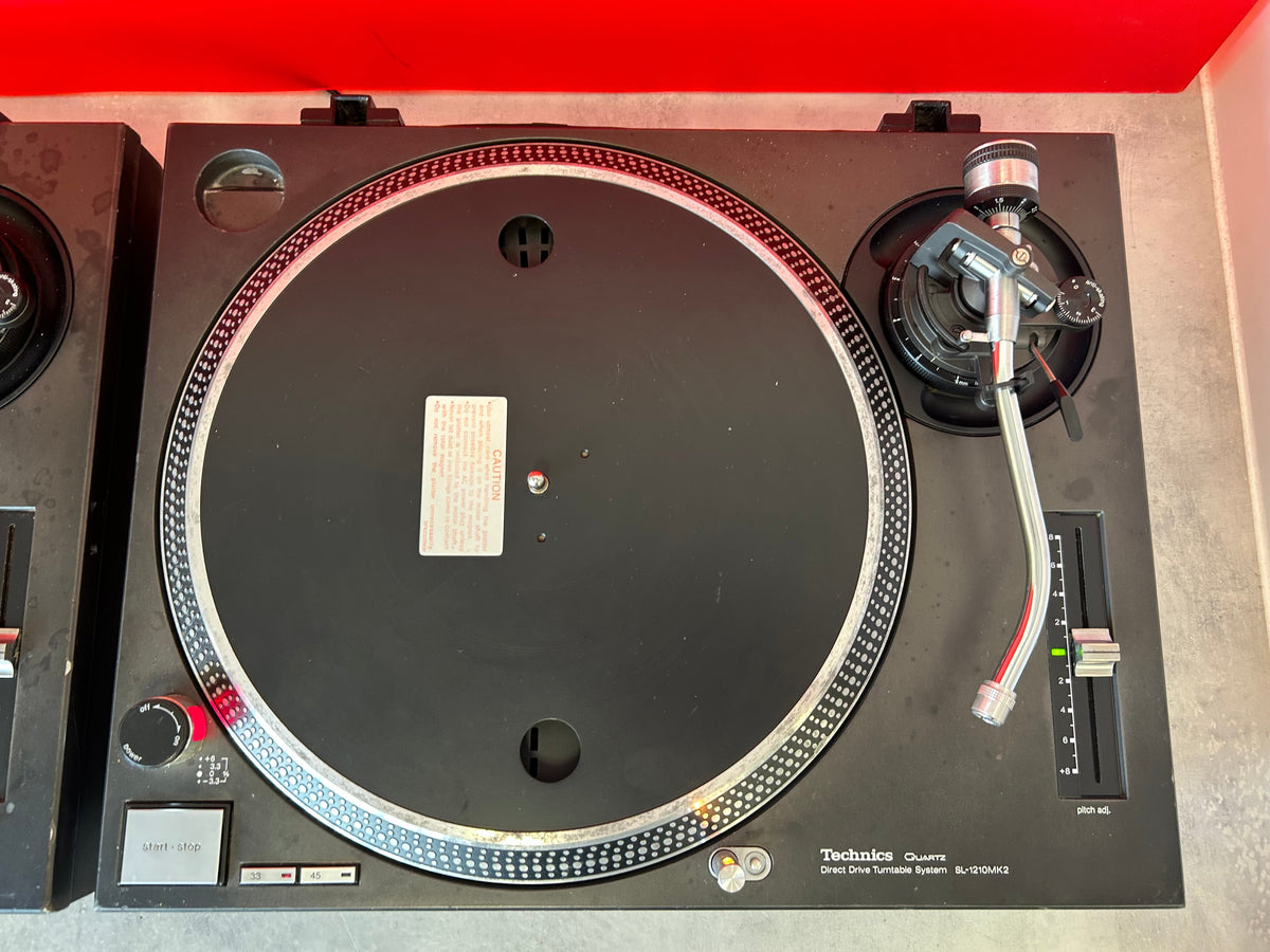 Technics SL 1210 MK2 Turntables Pair - Pre Owned - Deck Converters