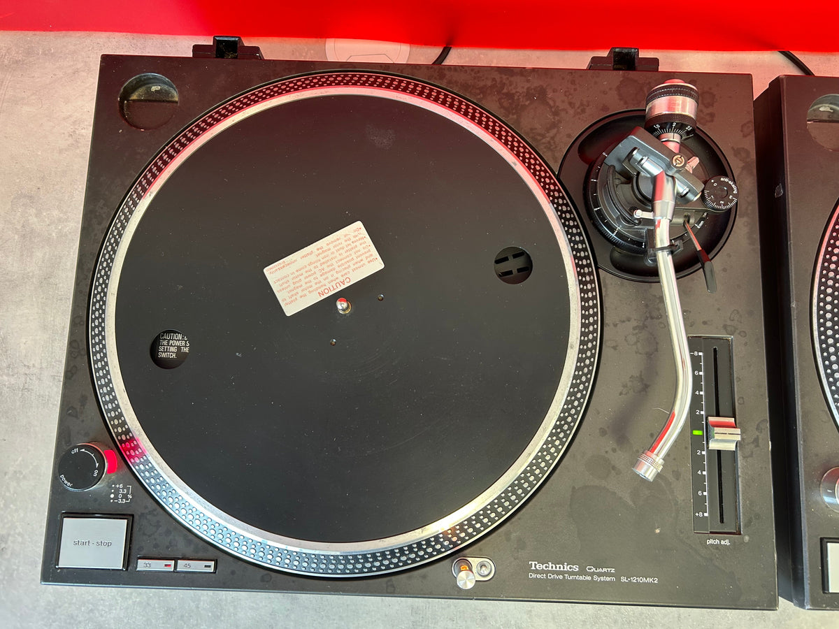 Technics SL 1210 MK2 Turntables Pair - Pre Owned - Deck Converters
