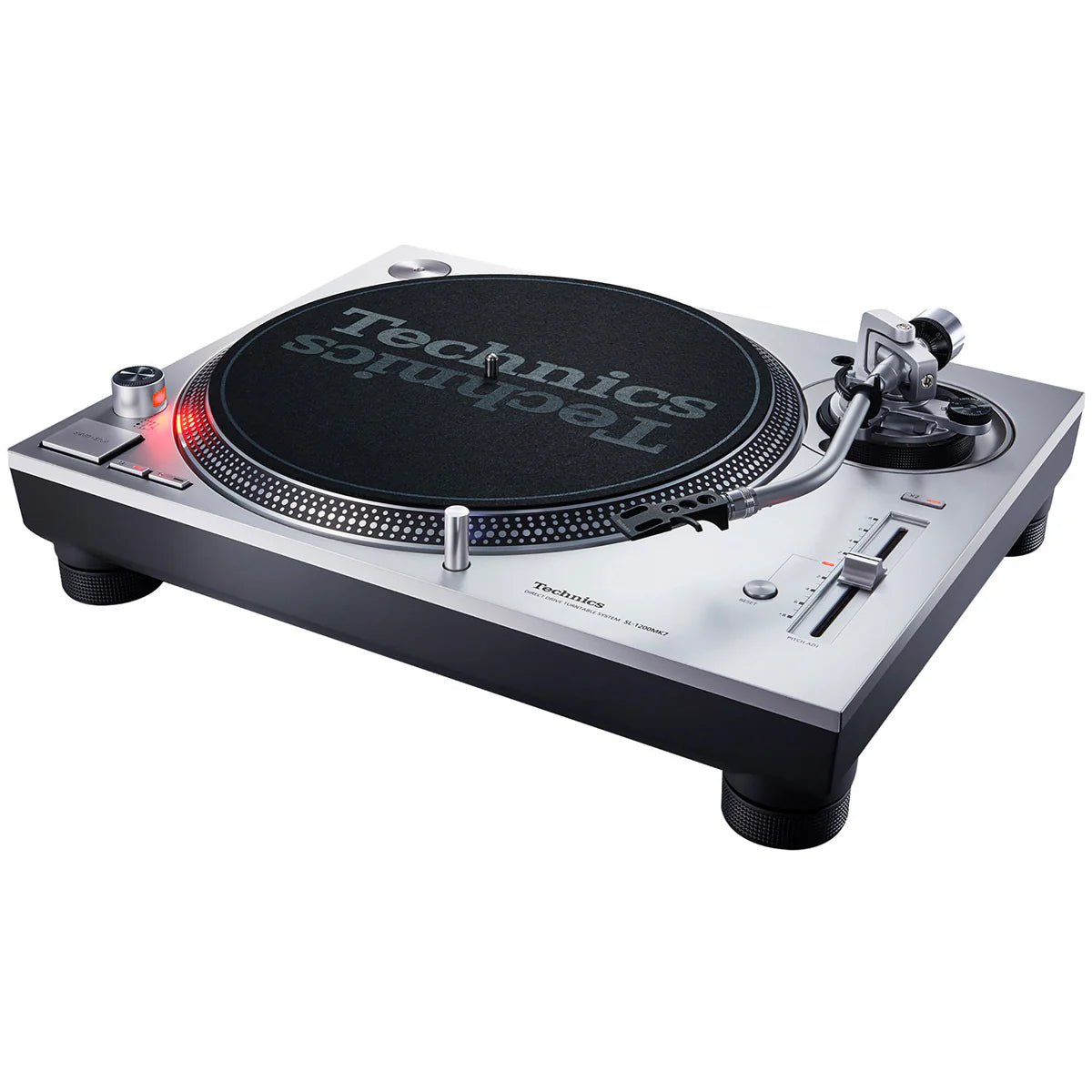Technics SL1200MK7 Direct Drive DJ Turntable (Silver) - Deck Converters