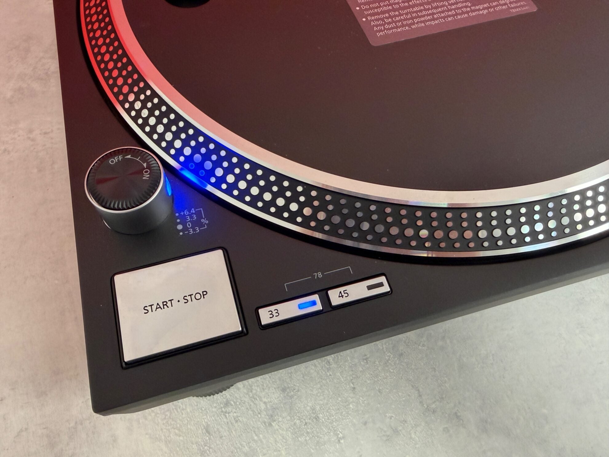 Technics SL1210 GR Direct Drive Turntable Black Pre Owned - Deck Converters