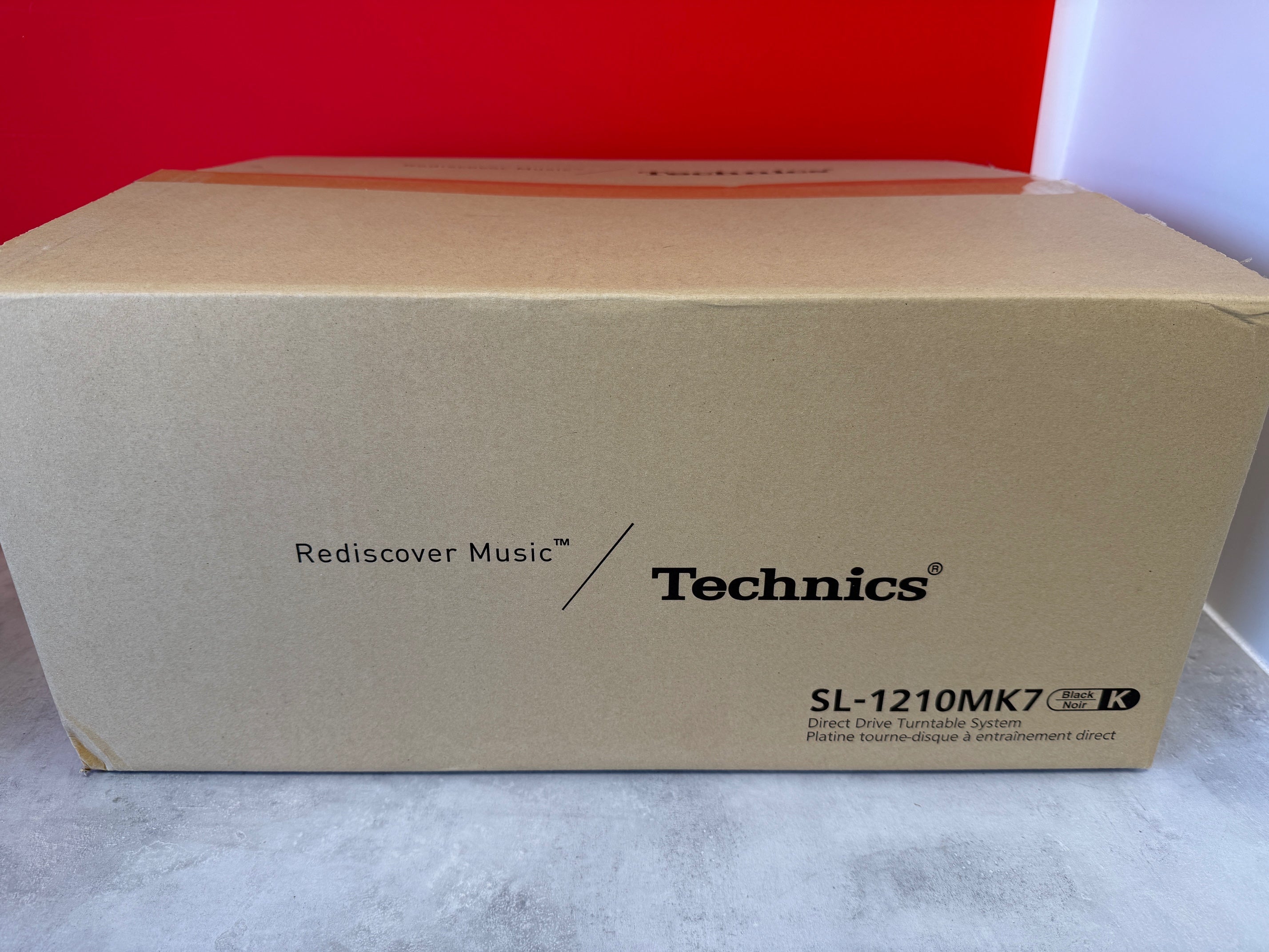Technics SL1210MK7 Original Cardboard Shipping Box - Deck Converters